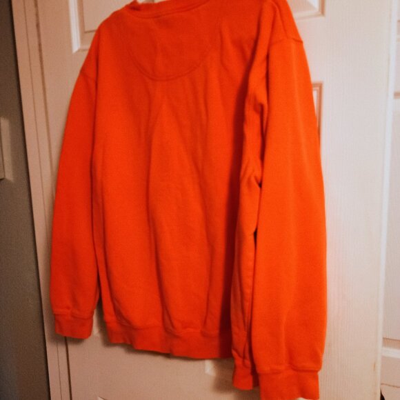MTA Sport Mens Orange Sweatshirt, XL, New - Picture 2 of 3